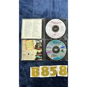 LOT OF 3 CLASSIC PC GAMES EMPIRE TOTAL WAR MYST KINGS QUEST CD BUNDLE